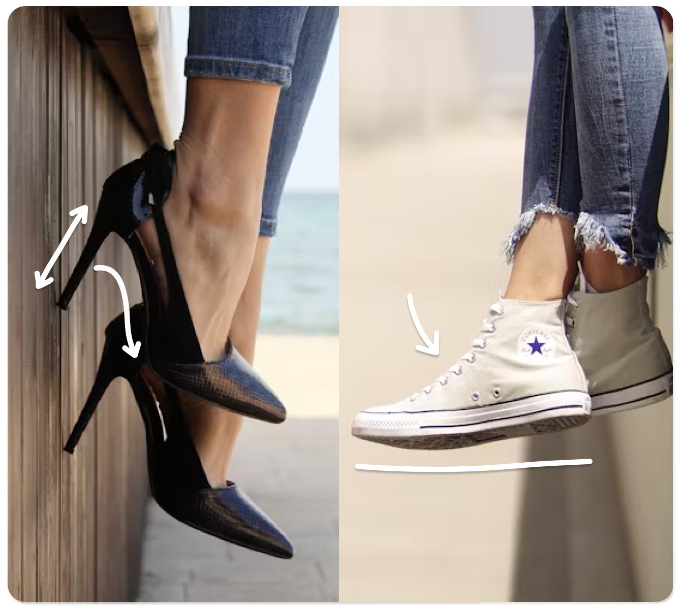 Ximilar fashion tagging provides twenty main categories of footwear with tags for visual features such as material, color, heel height, shape, style, or occasion.