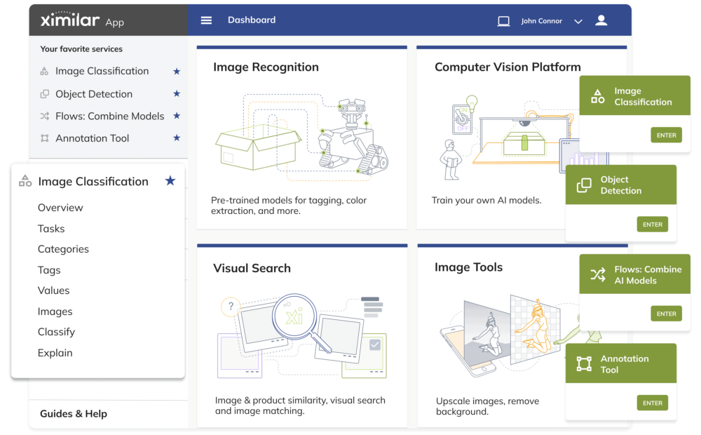 Ximilar provides a free web-based app where anyone can create and train their own image classification models without the knowledge of coding.